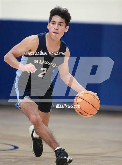 Thumbnail 3 in Chaminade vs  Marshall  (6th Annual West Valley Varsity Basketball Tip-off Classic) photogallery.