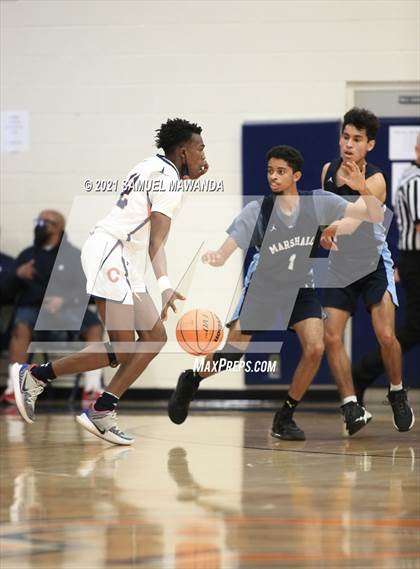 Thumbnail 1 in Chaminade vs  Marshall  (6th Annual West Valley Varsity Basketball Tip-off Classic) photogallery.
