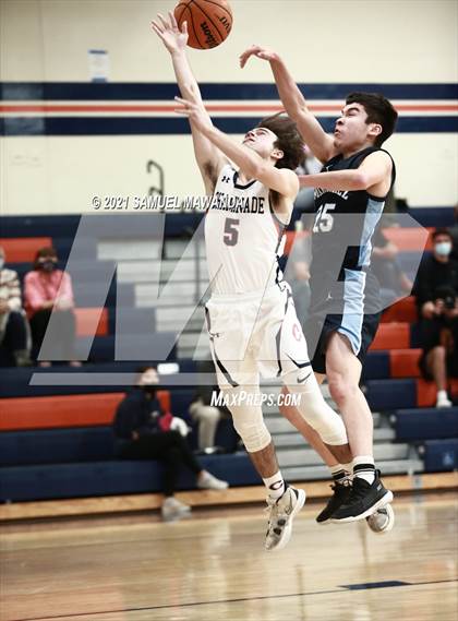 Thumbnail 2 in Chaminade vs  Marshall  (6th Annual West Valley Varsity Basketball Tip-off Classic) photogallery.