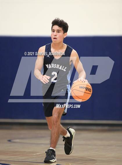 Thumbnail 2 in Chaminade vs  Marshall  (6th Annual West Valley Varsity Basketball Tip-off Classic) photogallery.