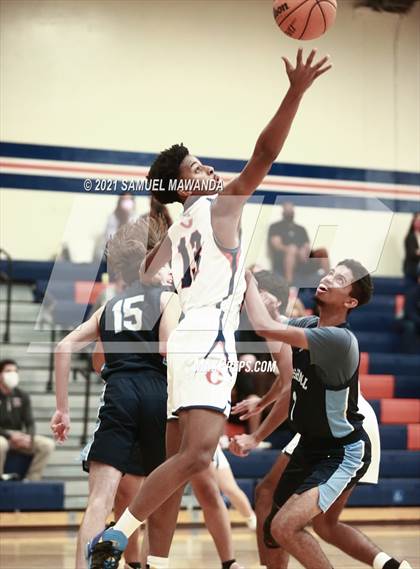Thumbnail 1 in Chaminade vs  Marshall  (6th Annual West Valley Varsity Basketball Tip-off Classic) photogallery.