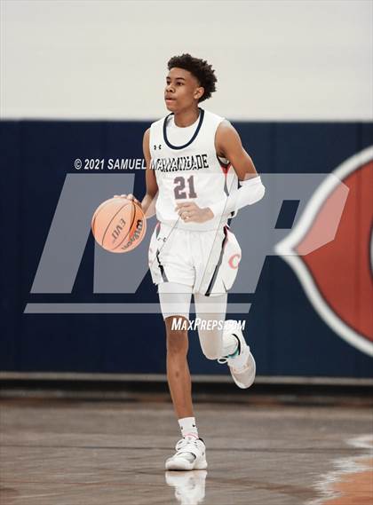 Thumbnail 3 in Chaminade vs  Marshall  (6th Annual West Valley Varsity Basketball Tip-off Classic) photogallery.