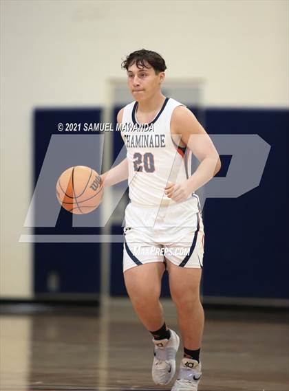 Thumbnail 1 in Chaminade vs  Marshall  (6th Annual West Valley Varsity Basketball Tip-off Classic) photogallery.