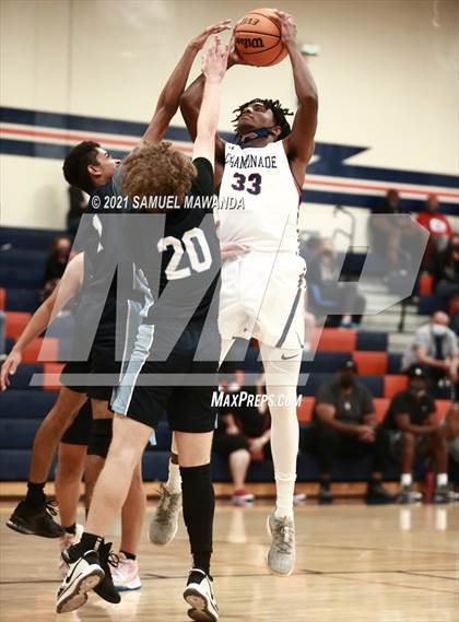 Thumbnail 1 in Chaminade vs  Marshall  (6th Annual West Valley Varsity Basketball Tip-off Classic) photogallery.