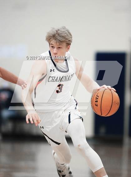 Thumbnail 2 in Chaminade vs  Marshall  (6th Annual West Valley Varsity Basketball Tip-off Classic) photogallery.