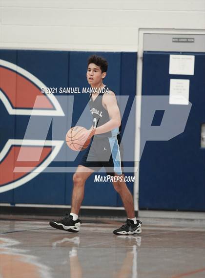 Thumbnail 1 in Chaminade vs  Marshall  (6th Annual West Valley Varsity Basketball Tip-off Classic) photogallery.