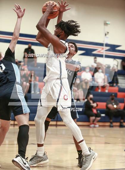 Thumbnail 1 in Chaminade vs  Marshall  (6th Annual West Valley Varsity Basketball Tip-off Classic) photogallery.
