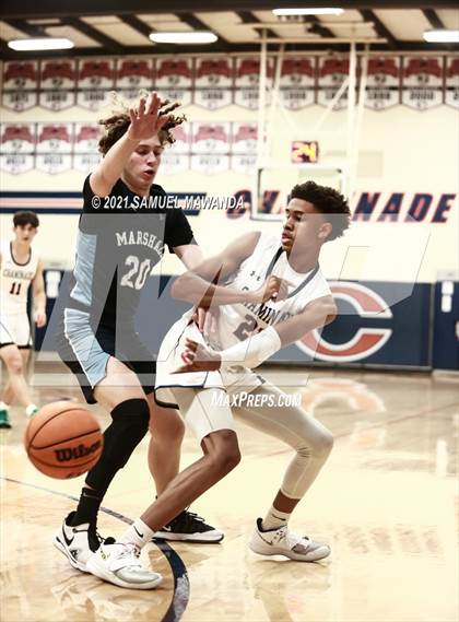 Thumbnail 2 in Chaminade vs  Marshall  (6th Annual West Valley Varsity Basketball Tip-off Classic) photogallery.