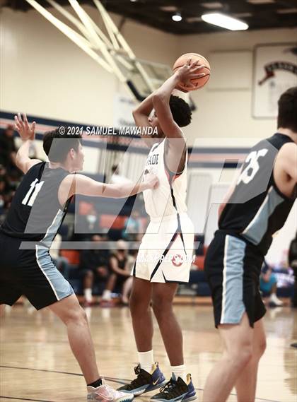 Thumbnail 1 in Chaminade vs  Marshall  (6th Annual West Valley Varsity Basketball Tip-off Classic) photogallery.
