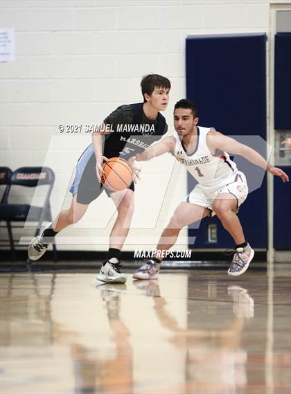 Thumbnail 2 in Chaminade vs  Marshall  (6th Annual West Valley Varsity Basketball Tip-off Classic) photogallery.