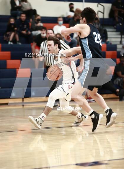 Thumbnail 3 in Chaminade vs  Marshall  (6th Annual West Valley Varsity Basketball Tip-off Classic) photogallery.