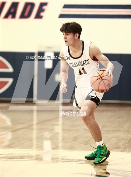 Thumbnail 3 in Chaminade vs  Marshall  (6th Annual West Valley Varsity Basketball Tip-off Classic) photogallery.
