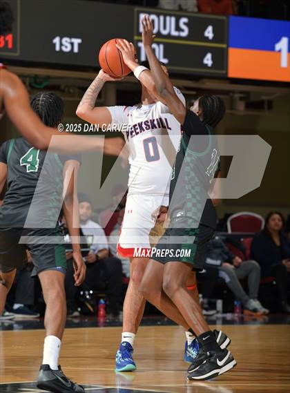 Thumbnail 3 in Peekskill vs Woodlands (Slam Dunk Showcase) photogallery.