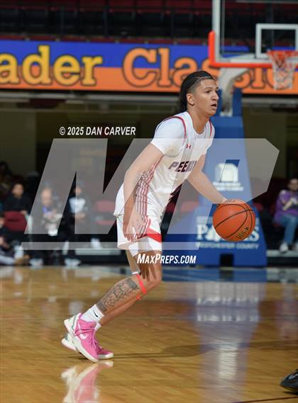 Thumbnail 2 in Peekskill vs Woodlands (Slam Dunk Showcase) photogallery.
