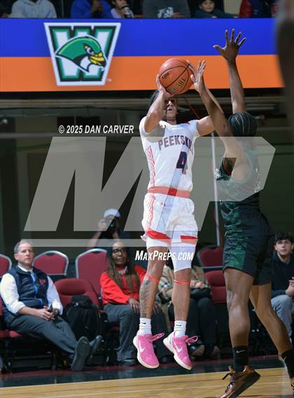Thumbnail 2 in Peekskill vs Woodlands (Slam Dunk Showcase) photogallery.