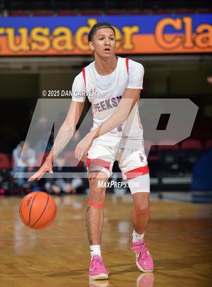 Thumbnail 1 in Peekskill vs Woodlands (Slam Dunk Showcase) photogallery.