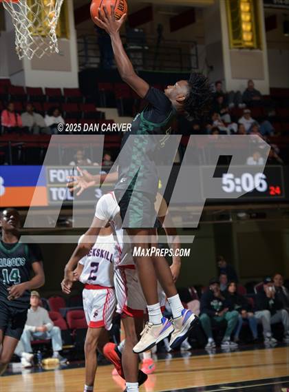 Thumbnail 3 in Peekskill vs Woodlands (Slam Dunk Showcase) photogallery.