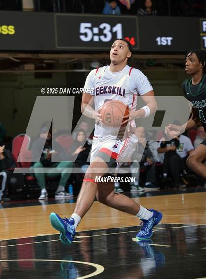 Thumbnail 1 in Peekskill vs Woodlands (Slam Dunk Showcase) photogallery.