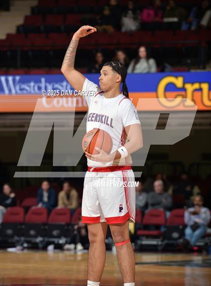 Thumbnail 3 in Peekskill vs Woodlands (Slam Dunk Showcase) photogallery.
