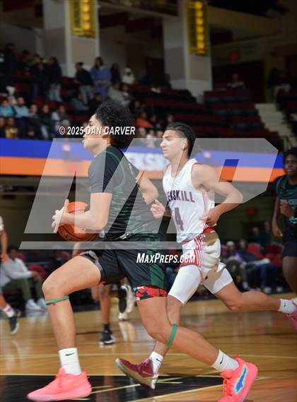 Thumbnail 2 in Peekskill vs Woodlands (Slam Dunk Showcase) photogallery.