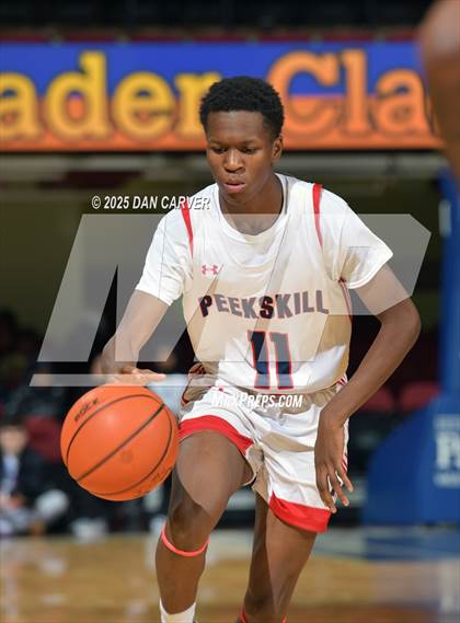 Thumbnail 3 in Peekskill vs Woodlands (Slam Dunk Showcase) photogallery.