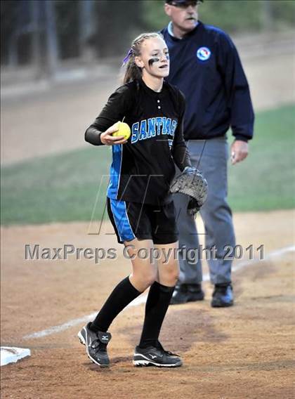 Thumbnail 2 in Santiago vs. Canyon (CIF SS D1 Final) photogallery.
