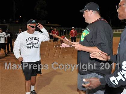 Thumbnail 2 in Santiago vs. Canyon (CIF SS D1 Final) photogallery.