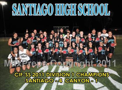 Thumbnail 3 in Santiago vs. Canyon (CIF SS D1 Final) photogallery.