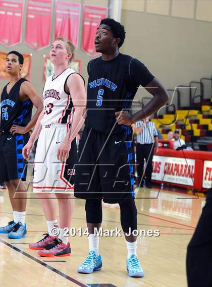 Thumbnail 2 in Westview vs. Chaparral (Hoophall West Tournament) photogallery.