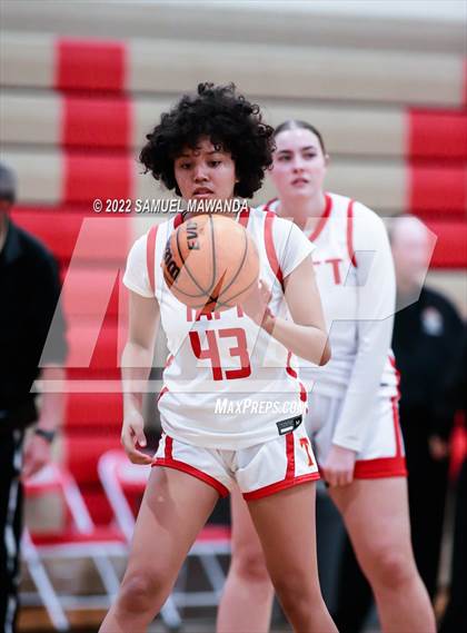 Thumbnail 3 in Taft vs Hart (West Coast Varsity Girls Basketball Tournament) photogallery.