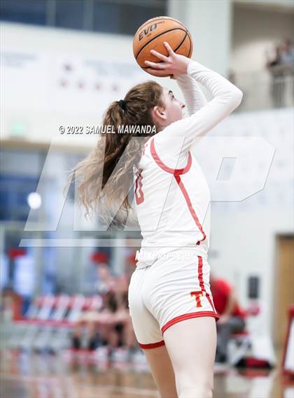 Thumbnail 2 in Taft vs Hart (West Coast Varsity Girls Basketball Tournament) photogallery.