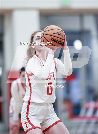 Thumbnail 2 in Taft vs Hart (West Coast Varsity Girls Basketball Tournament) photogallery.