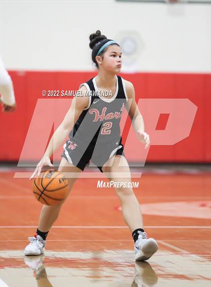Thumbnail 2 in Taft vs Hart (West Coast Varsity Girls Basketball Tournament) photogallery.