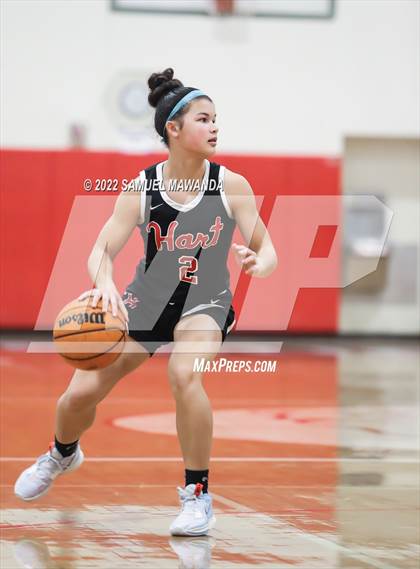 Thumbnail 1 in Taft vs Hart (West Coast Varsity Girls Basketball Tournament) photogallery.