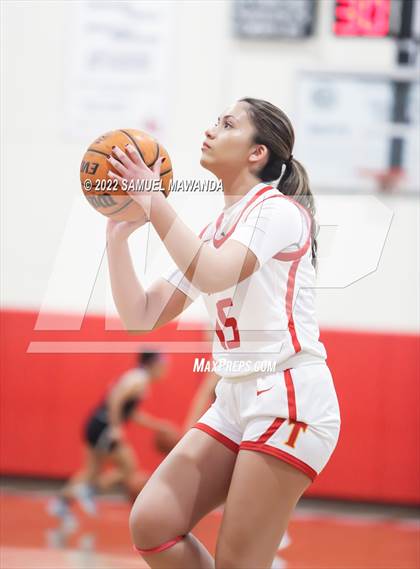 Thumbnail 2 in Taft vs Hart (West Coast Varsity Girls Basketball Tournament) photogallery.