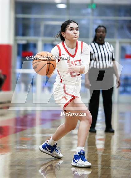 Thumbnail 3 in Taft vs Hart (West Coast Varsity Girls Basketball Tournament) photogallery.