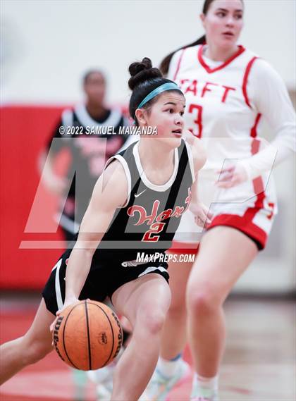 Thumbnail 3 in Taft vs Hart (West Coast Varsity Girls Basketball Tournament) photogallery.