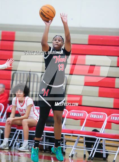 Thumbnail 2 in Taft vs Hart (West Coast Varsity Girls Basketball Tournament) photogallery.