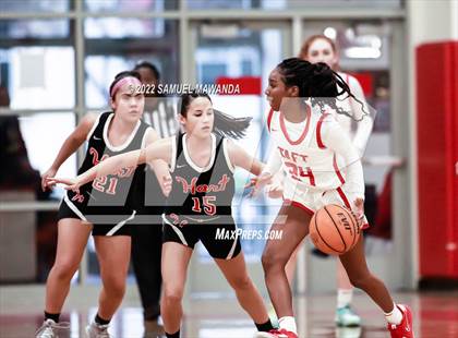 Thumbnail 1 in Taft vs Hart (West Coast Varsity Girls Basketball Tournament) photogallery.