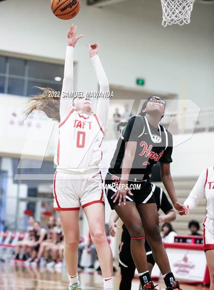 Thumbnail 3 in Taft vs Hart (West Coast Varsity Girls Basketball Tournament) photogallery.
