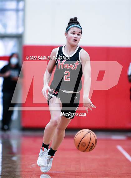 Thumbnail 1 in Taft vs Hart (West Coast Varsity Girls Basketball Tournament) photogallery.