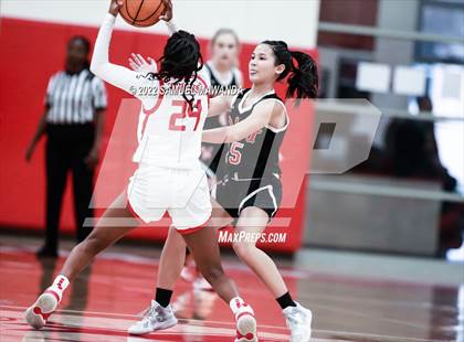 Thumbnail 2 in Taft vs Hart (West Coast Varsity Girls Basketball Tournament) photogallery.