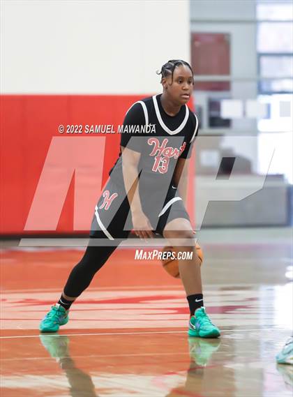 Thumbnail 3 in Taft vs Hart (West Coast Varsity Girls Basketball Tournament) photogallery.