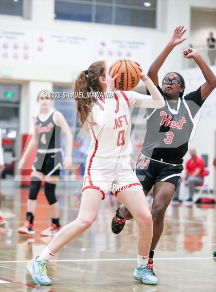 Thumbnail 2 in Taft vs Hart (West Coast Varsity Girls Basketball Tournament) photogallery.