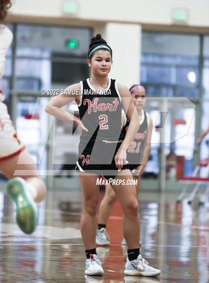 Thumbnail 1 in Taft vs Hart (West Coast Varsity Girls Basketball Tournament) photogallery.