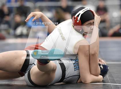 Thumbnail 2 in CIF Southern Section Girls Wrestling Championships (Finals)  photogallery.