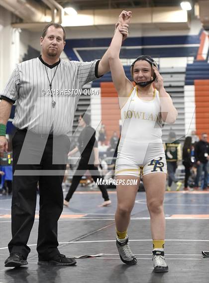 Thumbnail 1 in CIF Southern Section Girls Wrestling Championships (Finals)  photogallery.