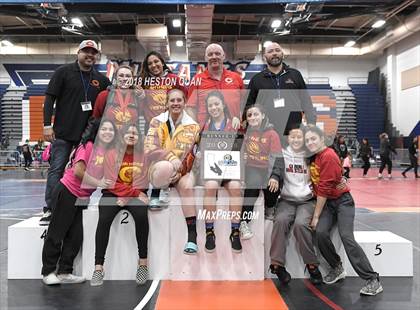 Thumbnail 3 in CIF Southern Section Girls Wrestling Championships (Finals)  photogallery.