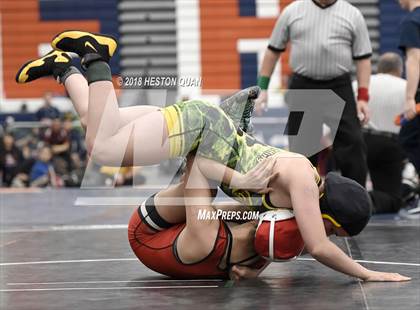 Thumbnail 2 in CIF Southern Section Girls Wrestling Championships (Finals)  photogallery.