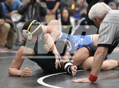 Thumbnail 2 in CIF Southern Section Girls Wrestling Championships (Finals)  photogallery.